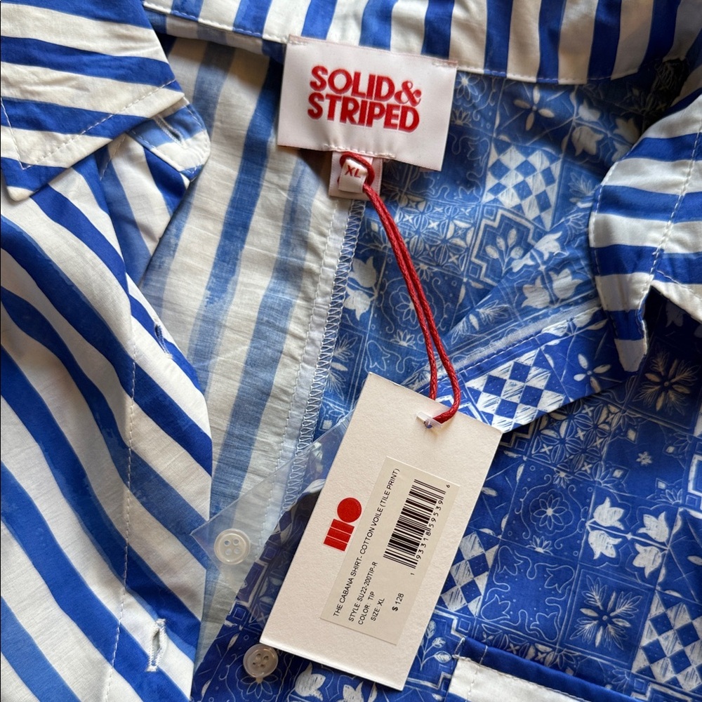 Solid & Striped matching set - Picture 2 of 9